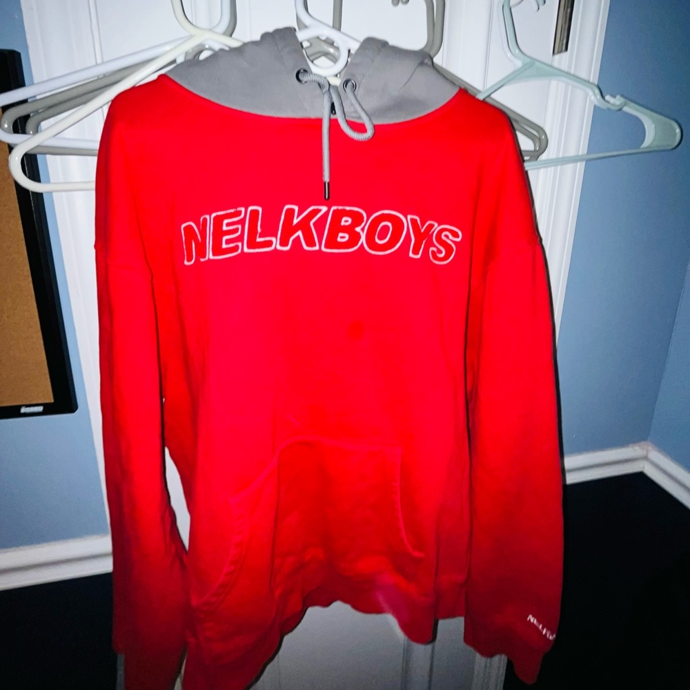 Mens Limited Edition Red Full Send Hoodie